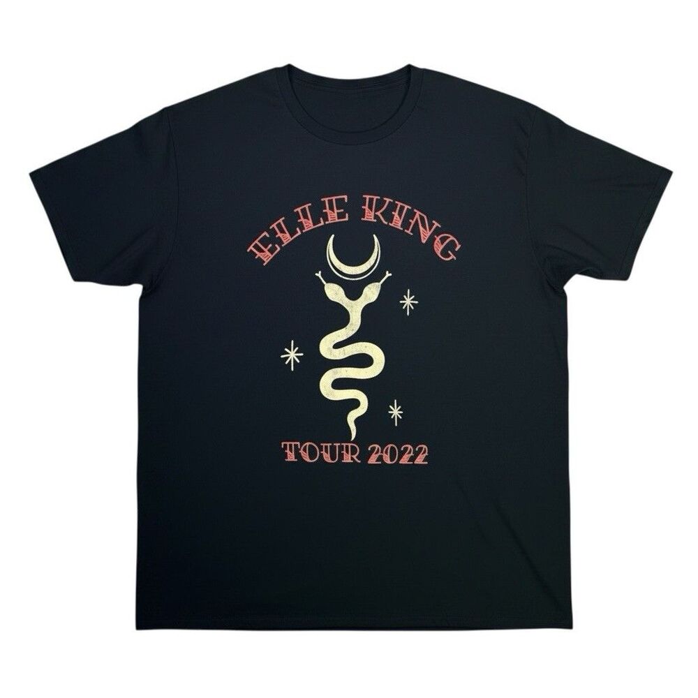 Elle King T-Shirt Unisex 2XL Drunk Tour 2022 Graphic Band Tee Snake Country NEW